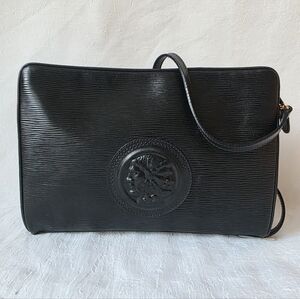 Auth Fendi Janus Head Epi Leather Crossbody Bag